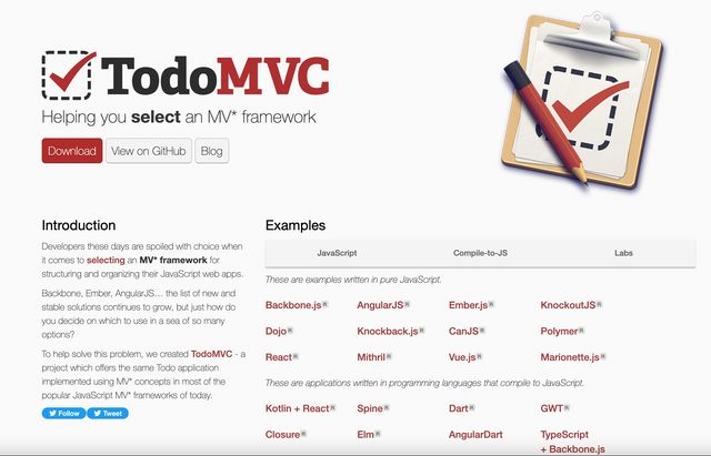 TodoMVC screenshot
